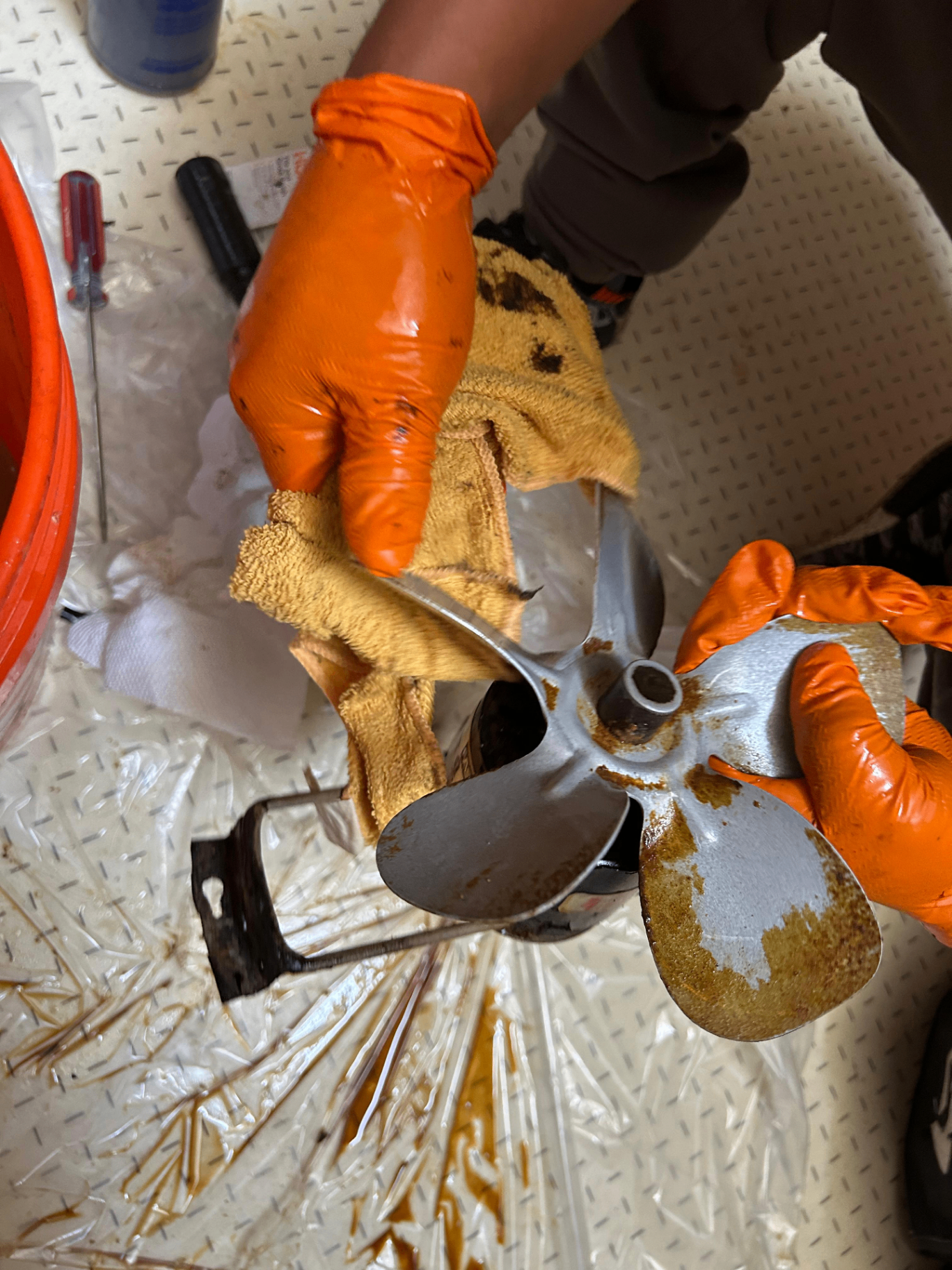 Dryer vent cleaning service in an Readington, NJ home